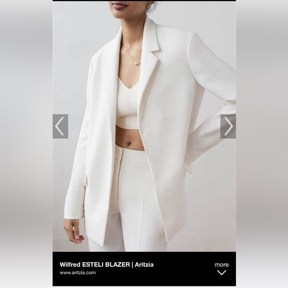 Aritzia Esteli Blazer. light birch. Size Small - Picture 1 of 7